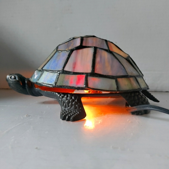 Accents Stained Glass Turtle Lamp Poshmark